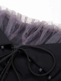 Purple Iris Bandeau Dress