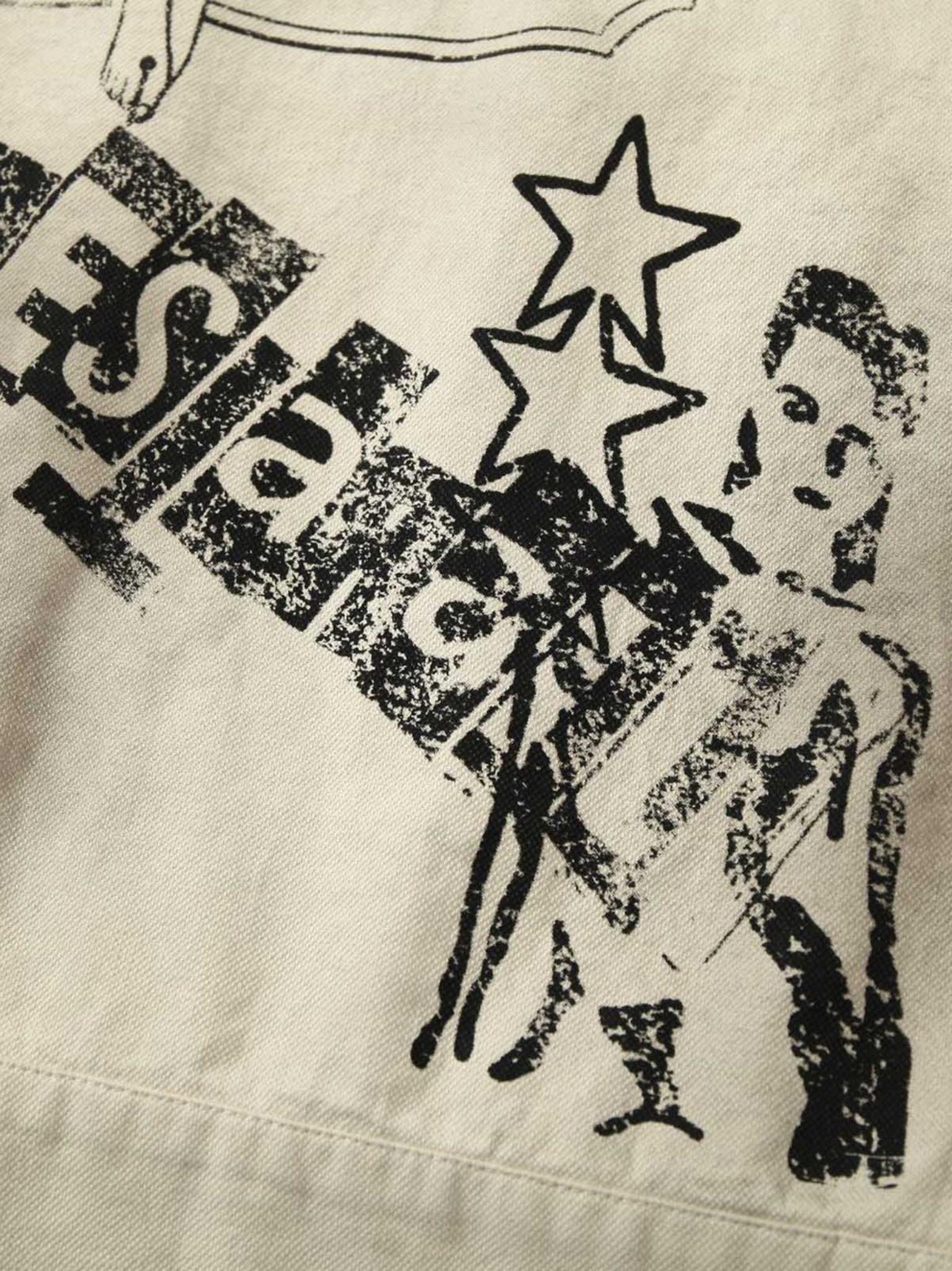 Veste à badge rétro