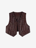 Retro Leather Vest