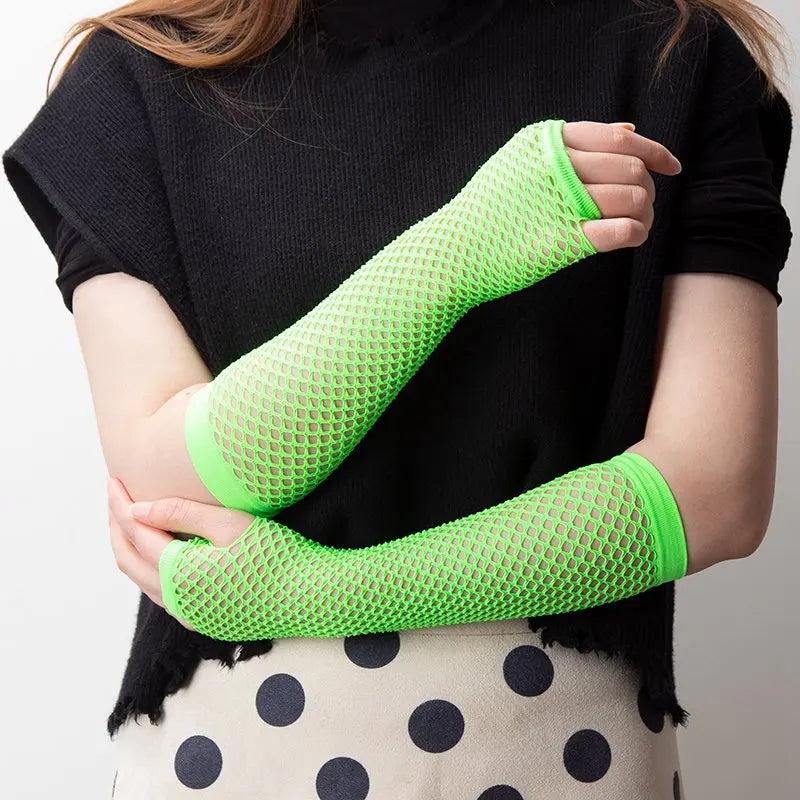 Fishnet Fingerless Gloves