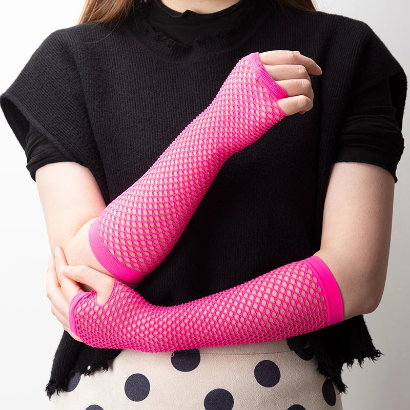 Fishnet Fingerless Gloves