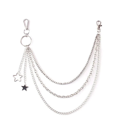 Chaîne de pantalon avec pendentif étoile