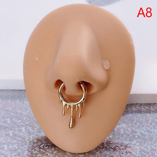 Anneau de nez et septum