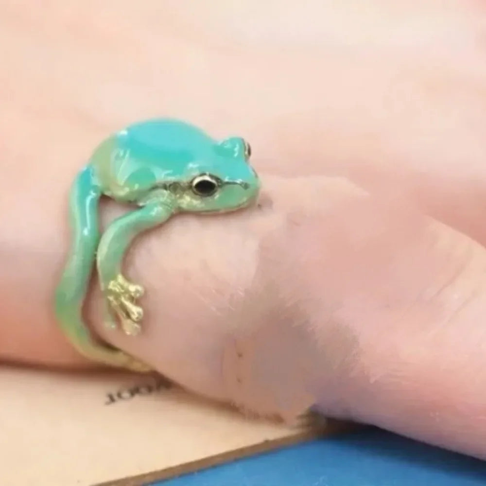 Bague mini grenouille