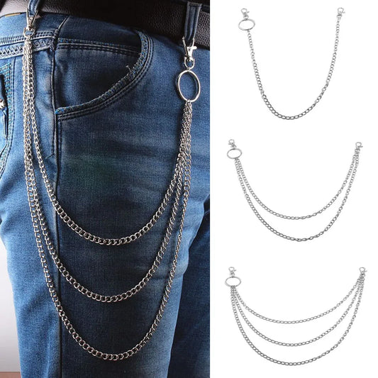 Edgy Street Pants Chain