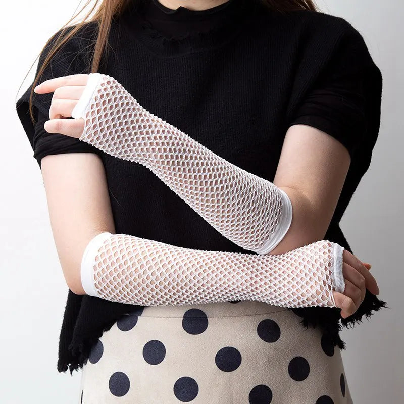 Fishnet Fingerless Gloves