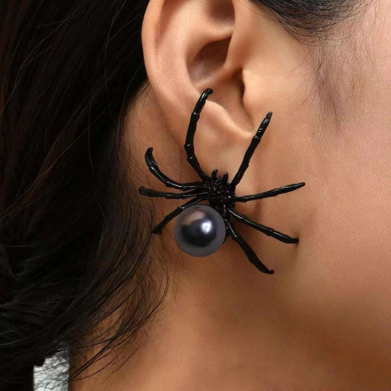 Boucles d'oreilles araignée