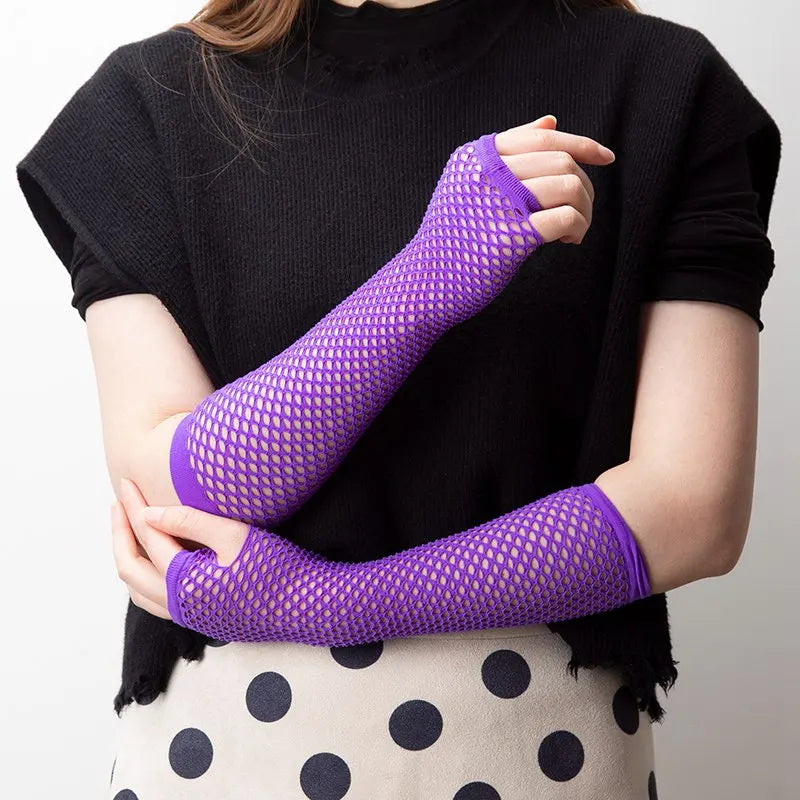 Fishnet Fingerless Gloves