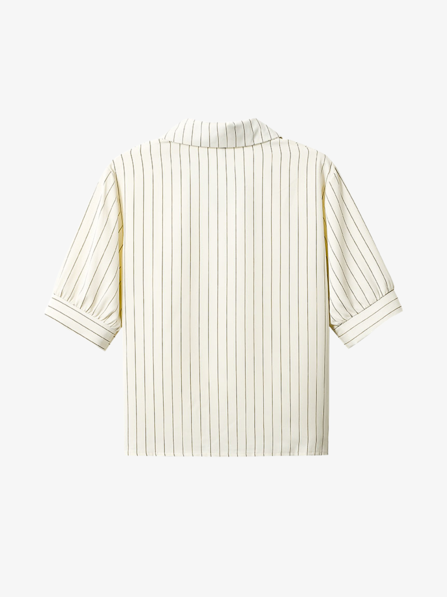Scarf Striped Blouse