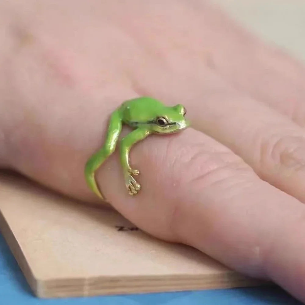 Bague mini grenouille