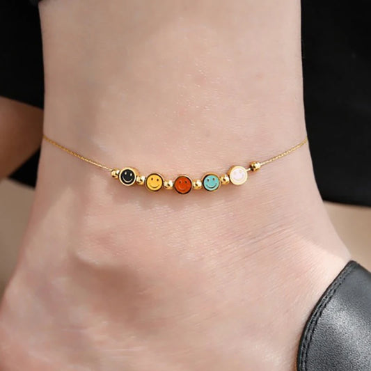 Colorful Beaded Anklet