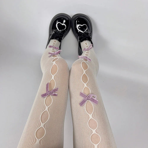 Collants à nœud papillon