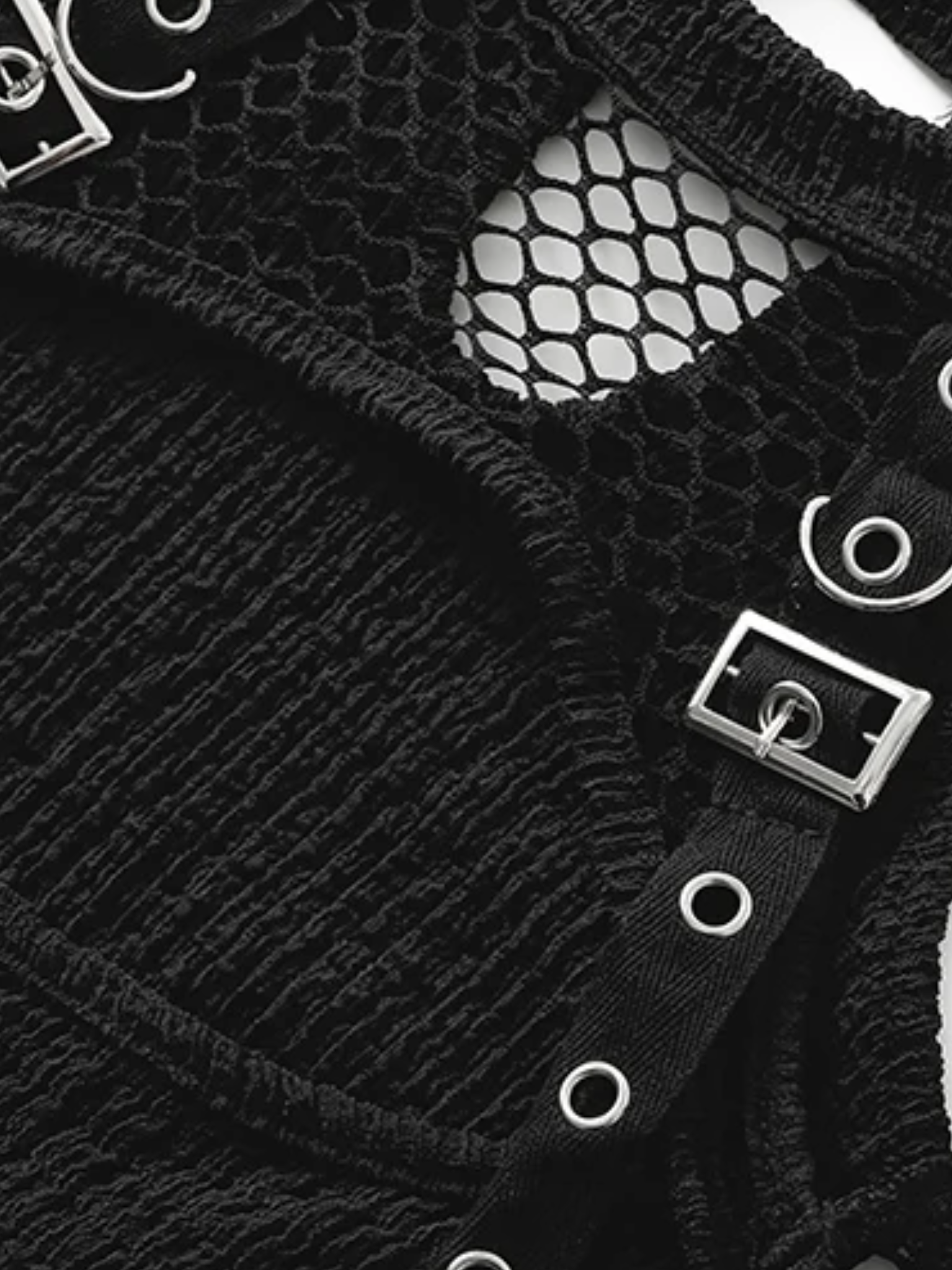 T-shirt slim en résille