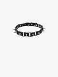 Collier ras du cou à pointes avec chaînes