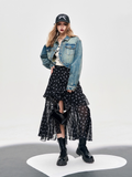 Bow Split Skirt