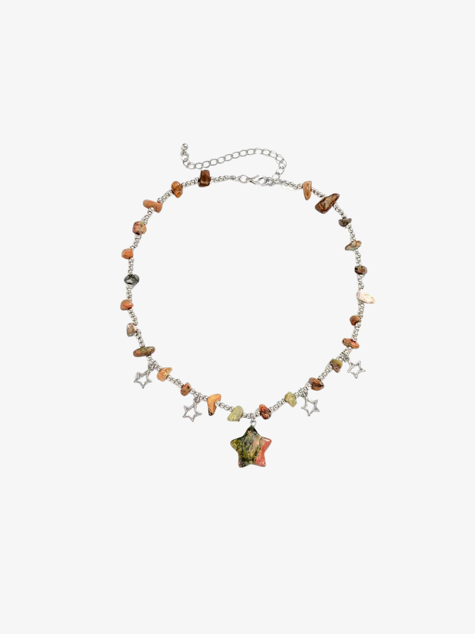 Star Pendant Beaded Necklace