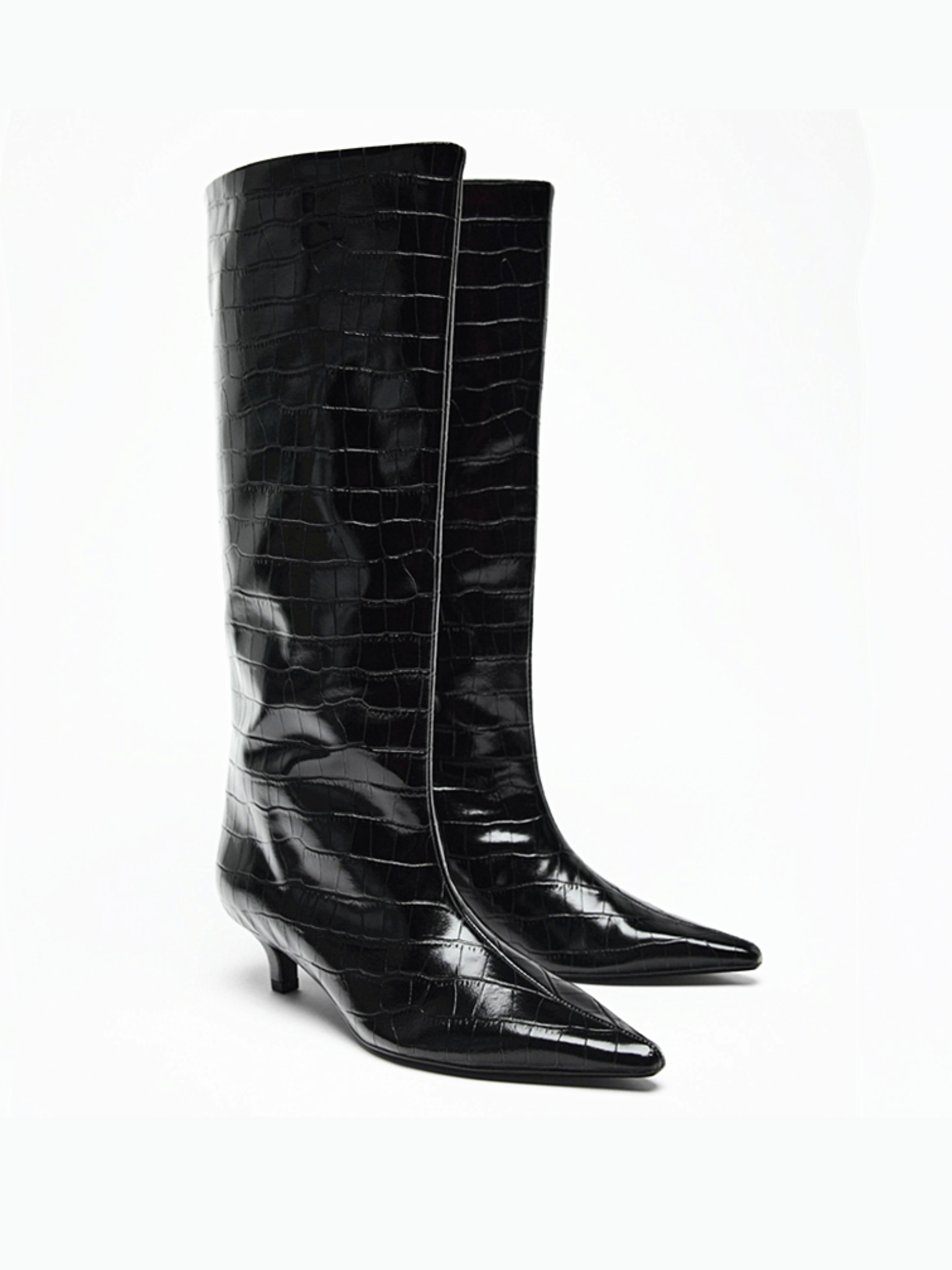 Pointed Toe High Boots