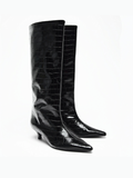 Pointed Toe High Boots