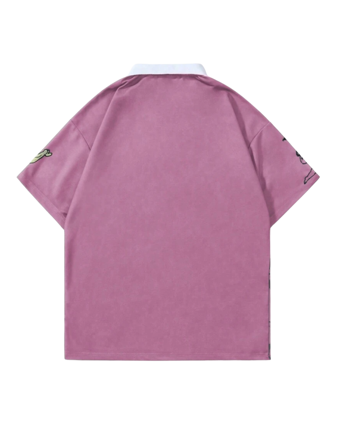 Oversized Graphic Polo Shirt