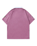 Oversized Graphic Polo Shirt