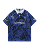 Oversized Graphic Polo Shirt