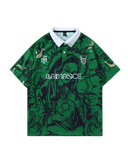 Oversized Graphic Polo Shirt