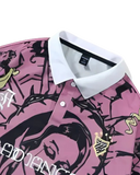 Oversized Graphic Polo Shirt