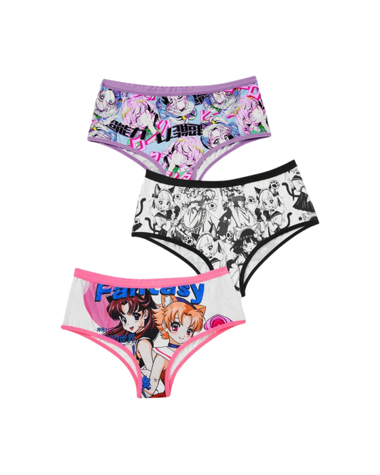 Ensemble de culottes à imprimé anime