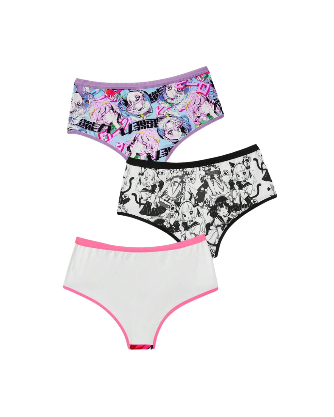 Anime Printed Panty Set
