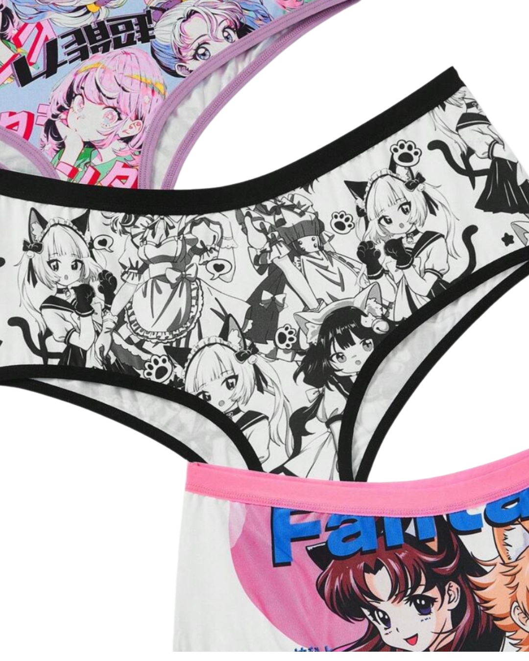 Anime Printed Panty Set