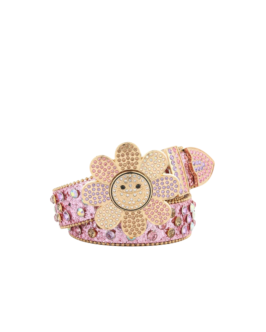 Ceinture à fleurs scintillantes