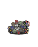Ceinture à fleurs scintillantes