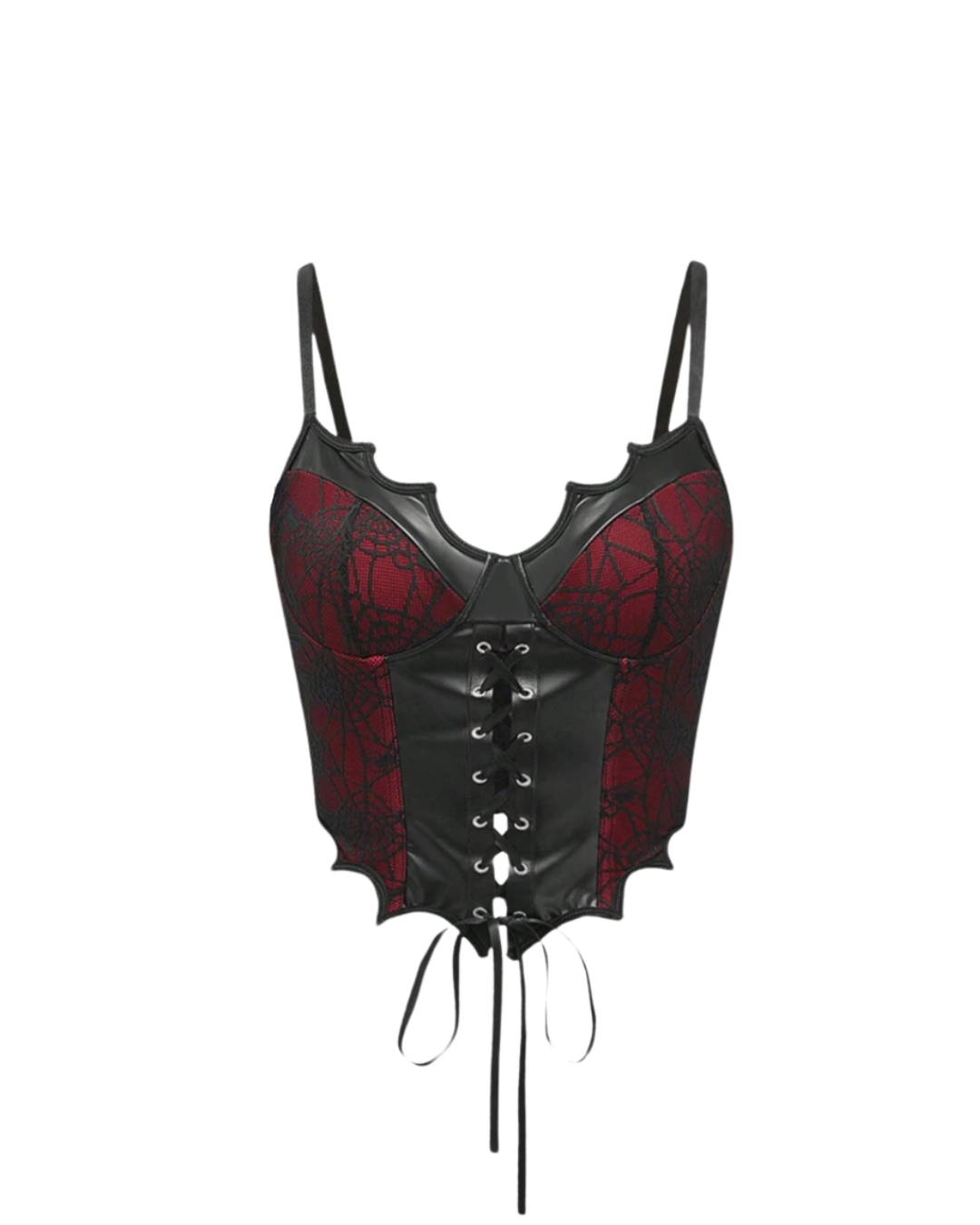Dark Elegance Lace-Up Corset