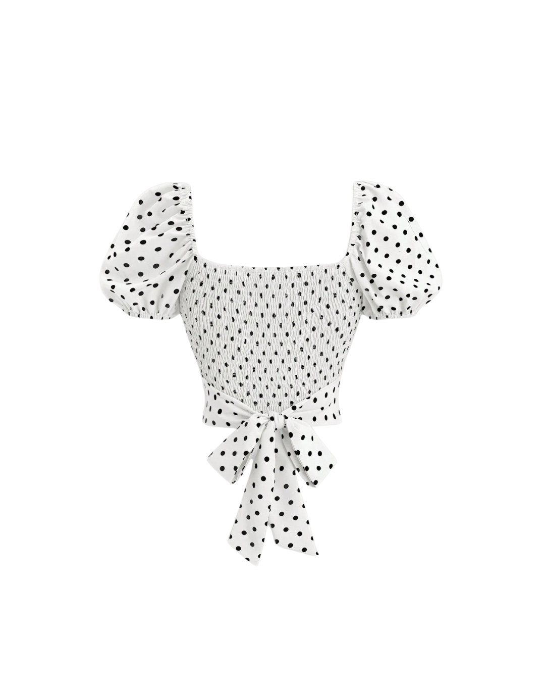 Red Polka Dot Blouse