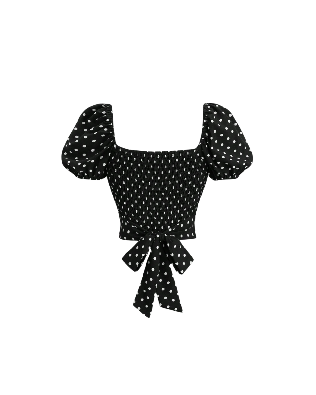 Red Polka Dot Blouse