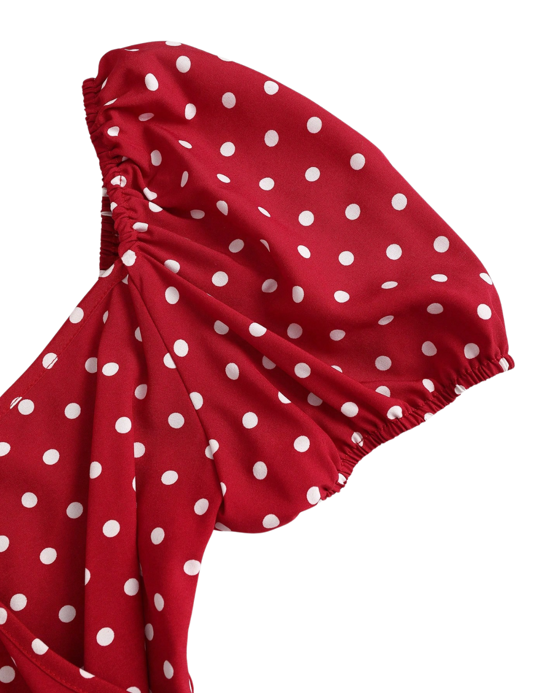 Red Polka Dot Blouse