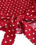 Red Polka Dot Blouse