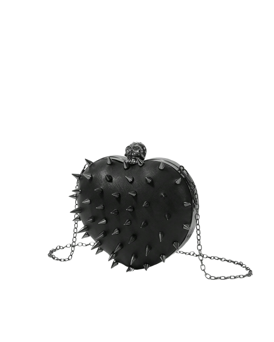 Heart-Shaped Skull Clutch