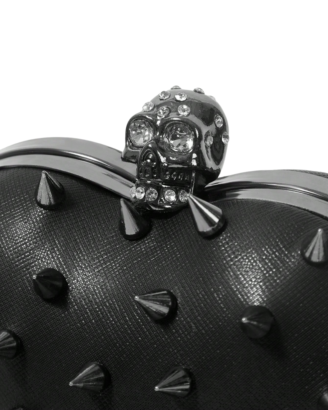 Heart-Shaped Skull Clutch