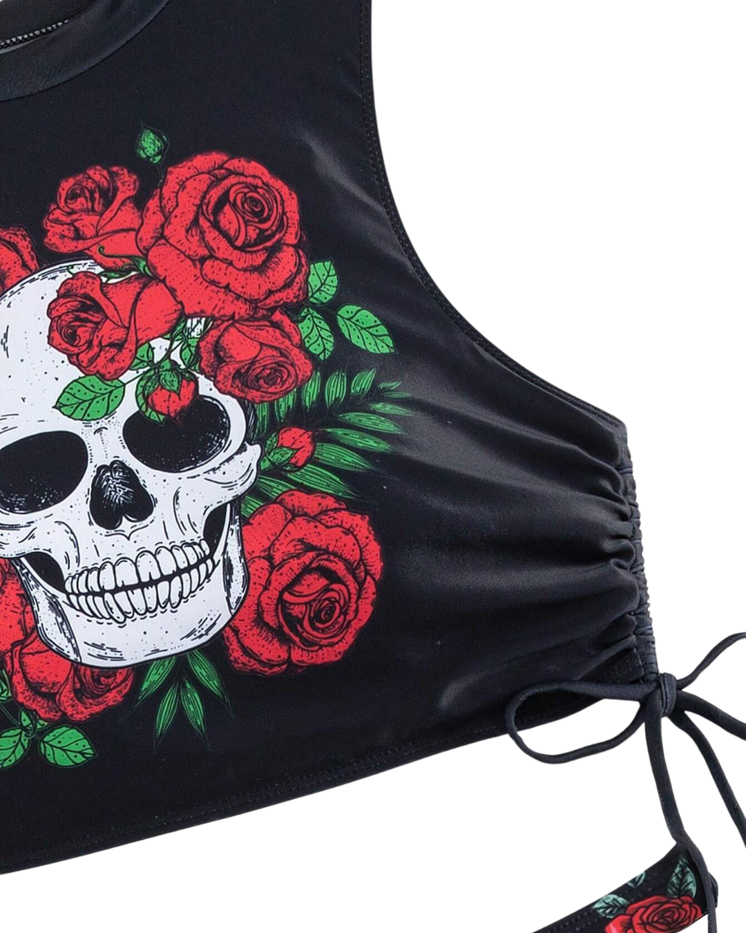 Floral Skull  Bikini Set