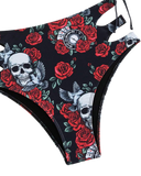 Floral Skull  Bikini Set
