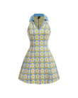 Fitted and flared dress