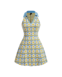 Fitted and flared dress