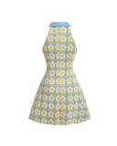 Fitted and flared dress