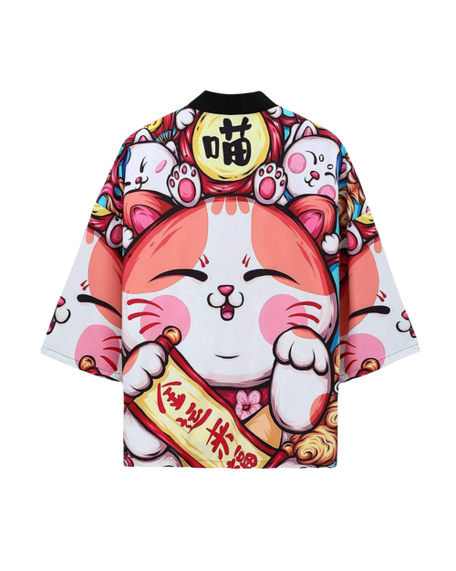 Lucky Cat Kimono Jacket