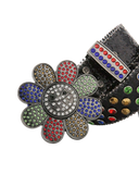 Ceinture à fleurs scintillantes