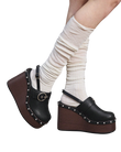 Chaussures plates épaisses