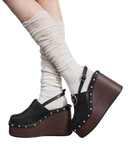 Chaussures plates épaisses
