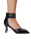 Pilot Buckle Strap Heels