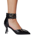 Pilot Buckle Strap Heels